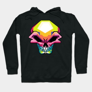 skull pop art Hoodie